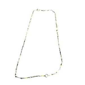 Convertible Silvertone Chain Necklace Wear 2 Ways Doubled 12 inch Single 23 inch